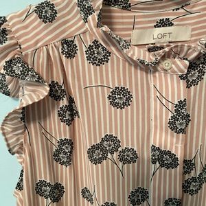 LOFT STRIPED SLEEVELESS TOP